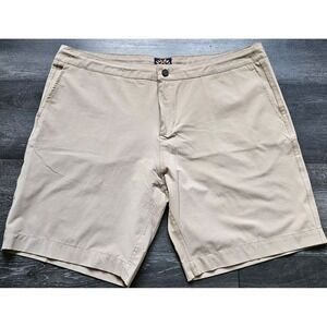 Faherty Shorts Men 40 Khaki 9" Stretch Drawstring Breathable Water Repel All Day